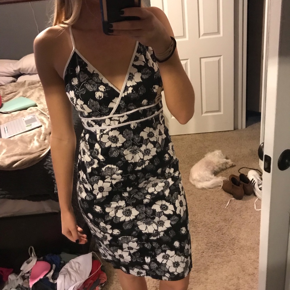 Herman Geist flower patterned dress